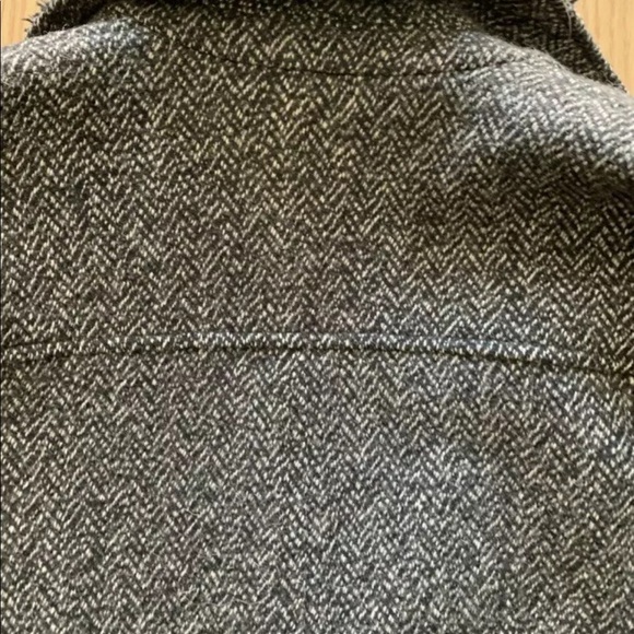 ALL SAINTS Wool Biker Style Coat UK 6/ US 2 Black - Picture 11 of 12